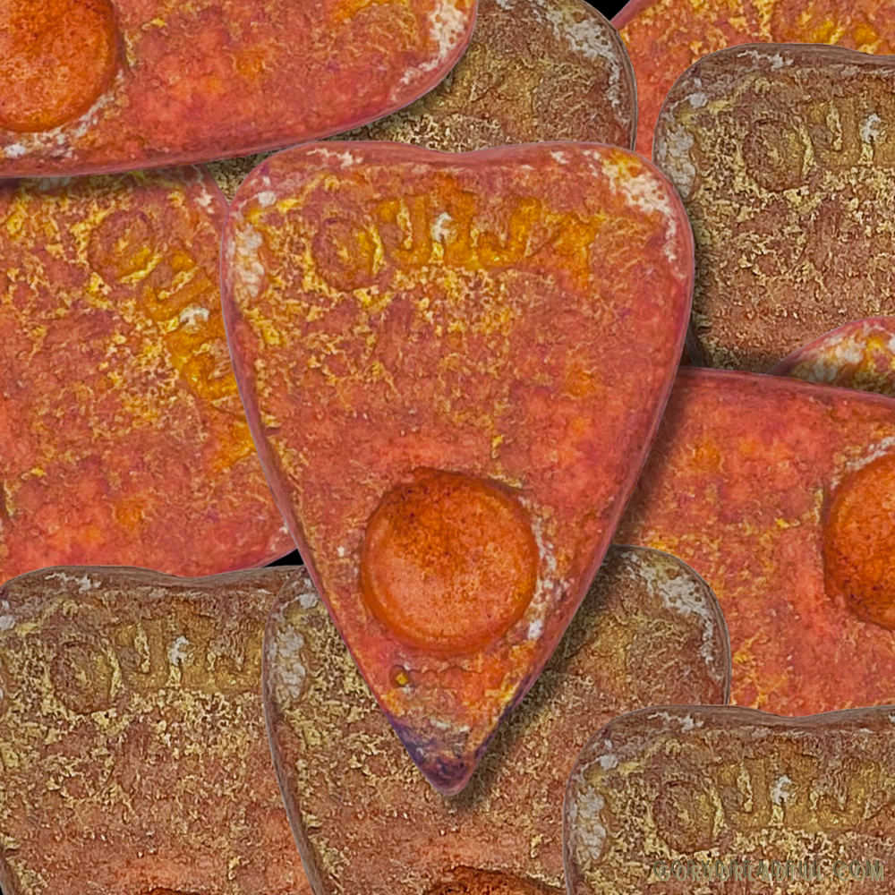 Tricky Treat Wax Melt Planchette : Candy Corn Butterscotch Whiskey Scent