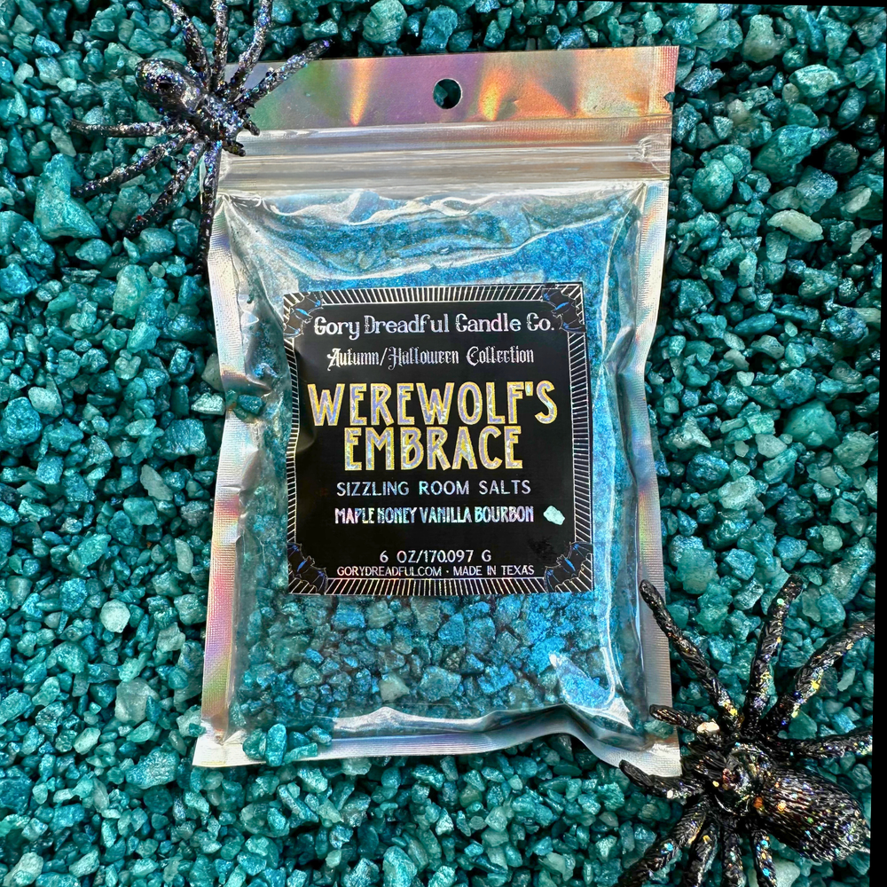 Werewolf's Embrace Sizzling Room Salt Crystal Potpourri: Maple Honey Vanilla Bourbon Scent